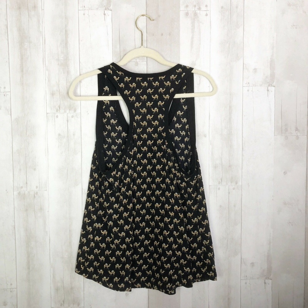 ❌SOLD❌ [Joie] Silk Camel Racerback Pocket Tank Top - Picture 4 of 8